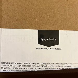 Amazon Basics Kid's Cotton Weighted Blanket